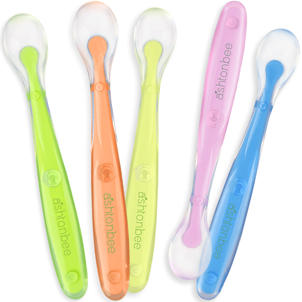 Soft Silicone Baby Spoons for First Stage Feeding, Essential Baby