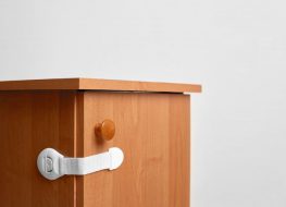 anti tip furniture straps - babyproof cabinet lock