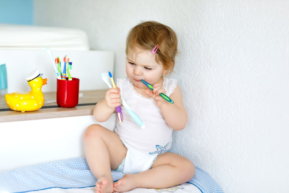 Baby sales girl toothbrush